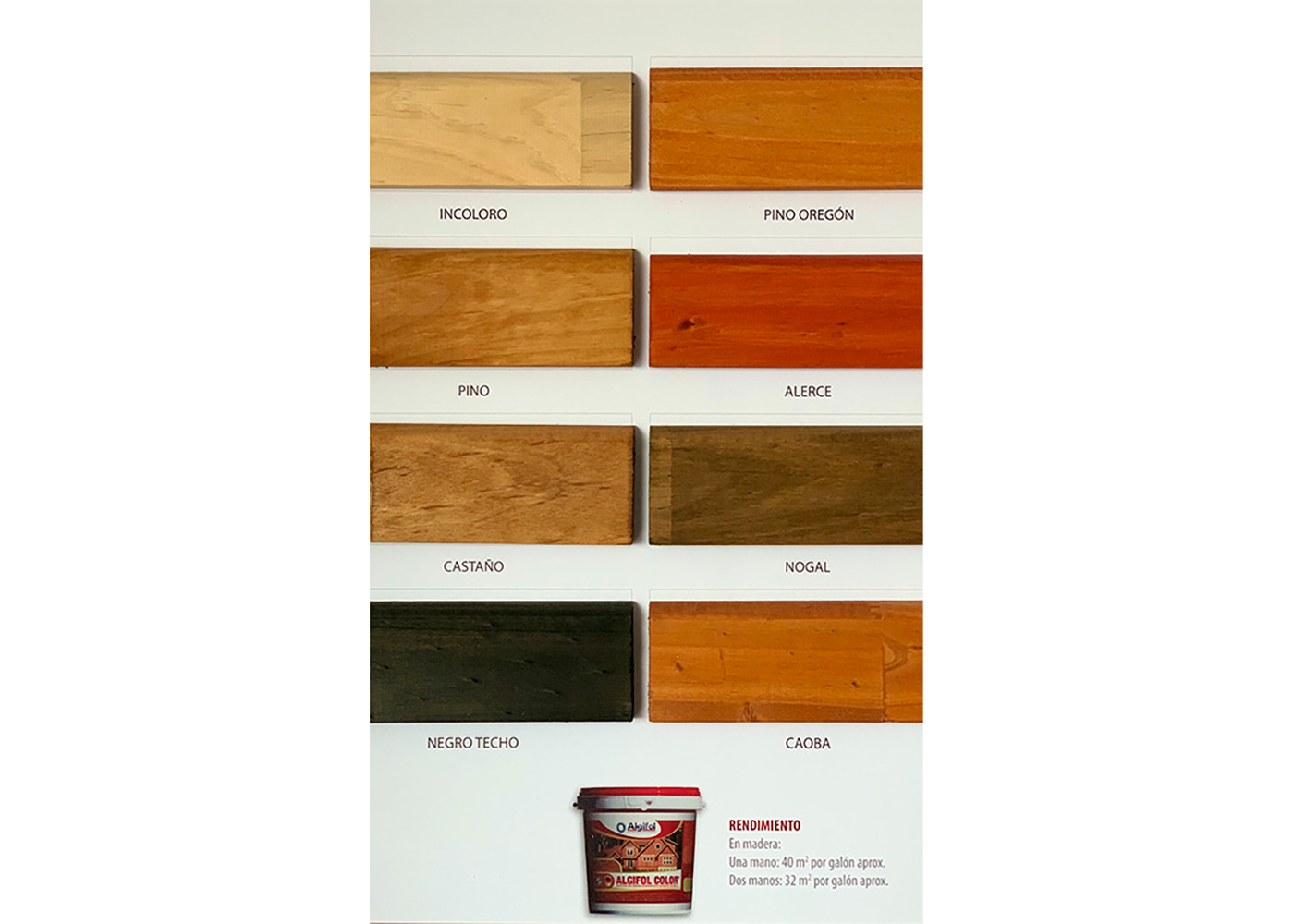 Algifol madera castano | MCT